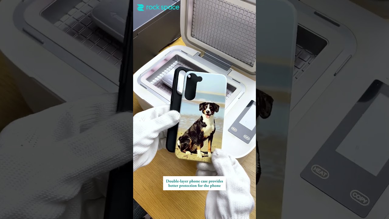 📱🔥 Customized Samsung Phone Cases with rock space Heat Transfer Machine! 🎨