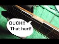 Fretboard Binding Repair on an Acoustic / Electric Guitar