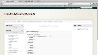 Moodle Workshop Tutorial