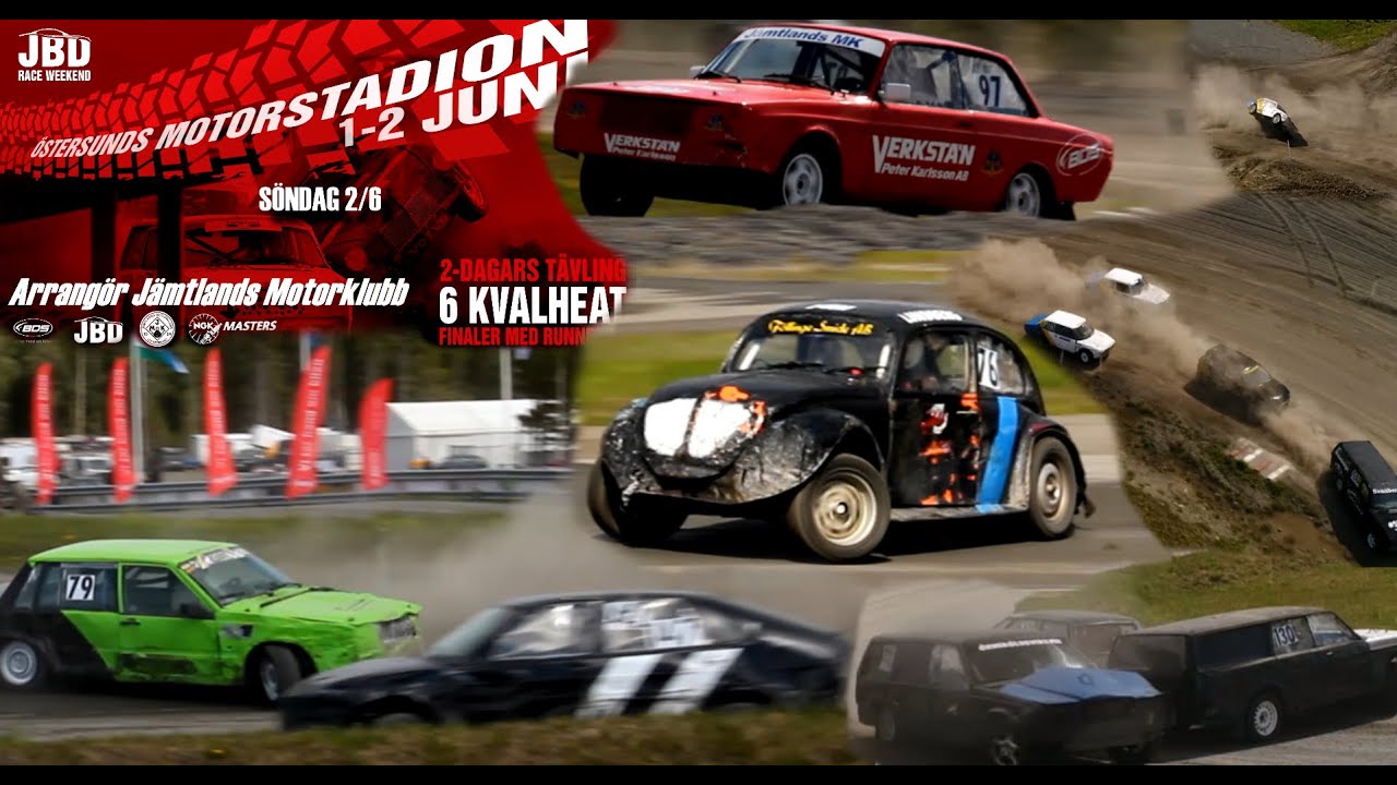 Folkrace in Östersund Sweden, JBD Race Weekend 2019 Sunday