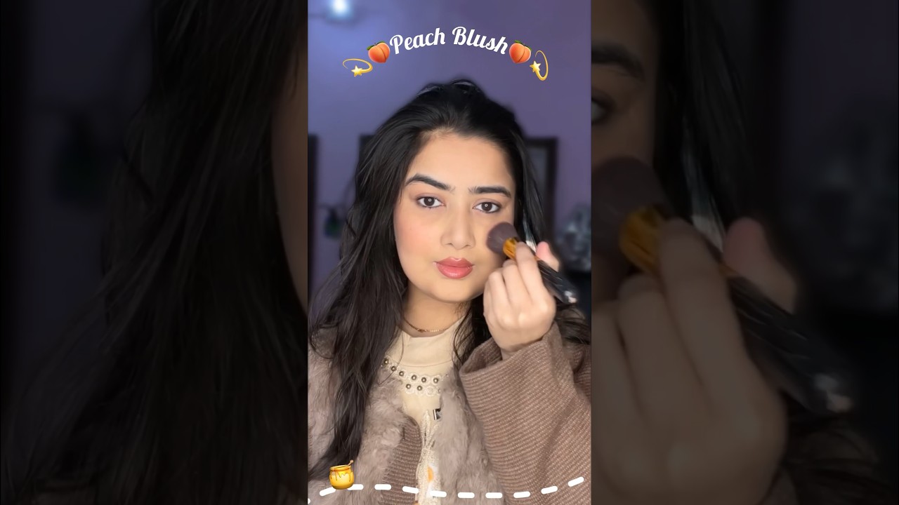 Trying Peachy Glowy Blush!🍑🥰💫 