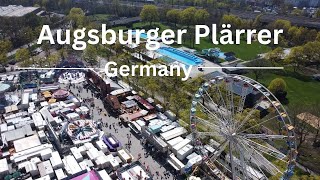 Augsburg Plärrer by drone and GoPro 4K