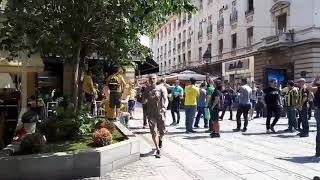 Fenerbahçe Doğuş-Zalgiris Belgrad Sokaklarında Yaşa Mustafa Kemal Paşa Sesleri Yükseliyor 