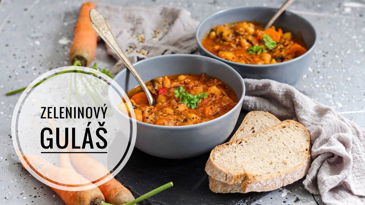 ZELENINOVÝ GULÁŠ | recept - vegan | MaruškaVEG