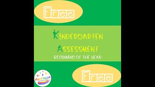 Kindergarten Assessment