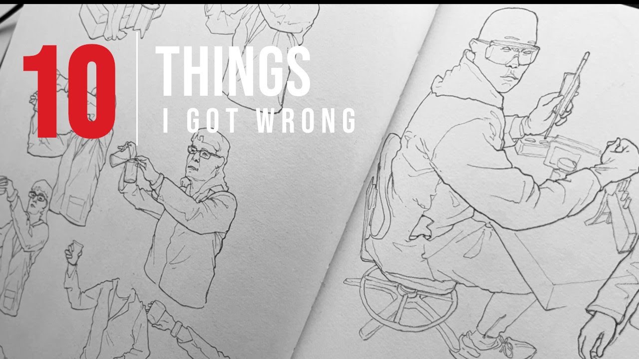 Я совершенно ошибался, когда думал о том, чтобы научиться рисовать.