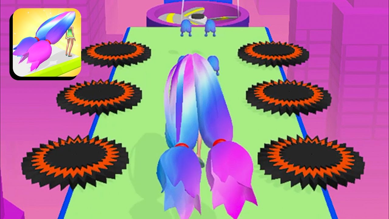 Hair Run 👩🏻‍🦰✂️ BIG UPDATE!! All Levels Gameplay Android,ios HRG21