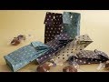 折り紙1枚で作るミニ袋♪ラッピング アイデア |  Origami wrapping idea