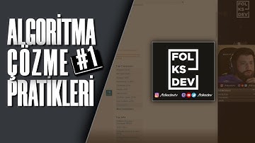 Algoritma Çözme Pratikleri - #1
