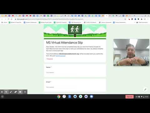 How to submit my virtual attendance at Necedah Middle School