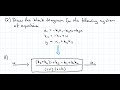 System Of Equations To Reduced Block Diagram