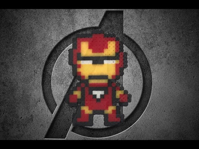 Ironman Helmet by Jesusclon on deviantART  Perler bead art, Hama beads  patterns, Pixel art