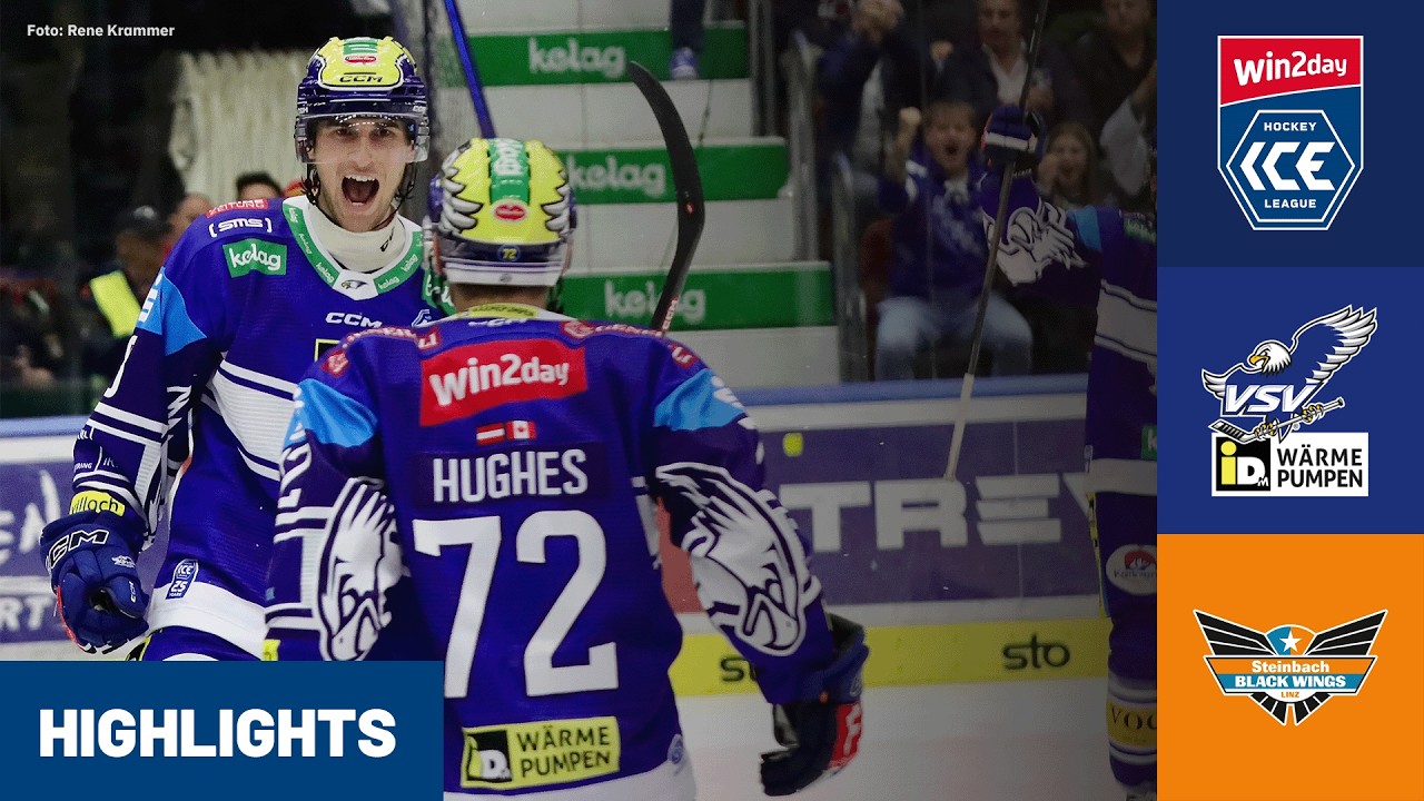 ICE: EC iDM Wärmepumpen VSV vs. Steinbach Black Wings Linz | Highlights