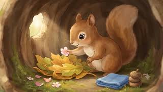 🐿️ The Squirrel’s Quiet Afternoon | A Calming Bedtime Story for Kids 🌿📚 | Gentle Story Animation
