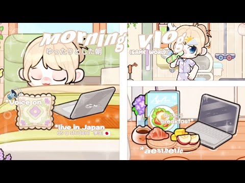 ⊹ ࣪ ˖My first morning vlog in Game world ⊹ ࣪ ˖ || Voice on 🔊 ||
