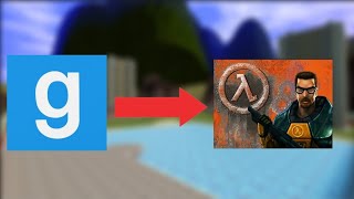 Playing Garry's Mod but in Half-life (Go-Mod)