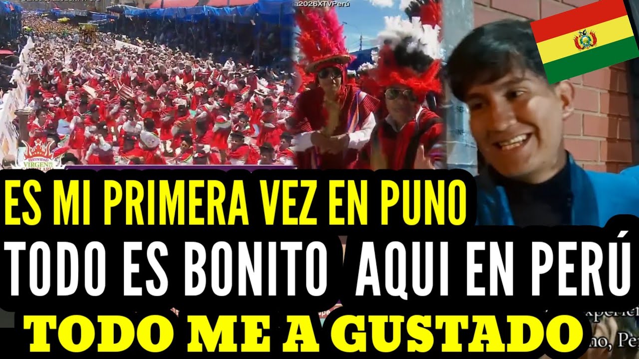BOLIVIANO EMOCIONADO en la CANDELARIA DESMIENTE a sus COMPATRIOTAS por lo VIVIDO🇵🇪
