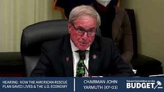 Chairman Yarmuth's Opening Remarks at Hearing on the American Rescue Plan