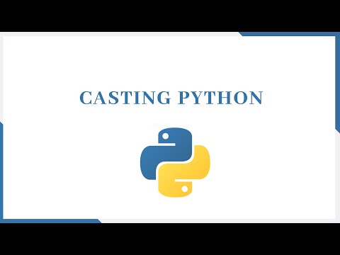 Python Casting || Python Tutorial || Learn Python Programming
