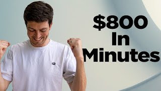 How To Make $800 In 40 Minutes (Day Trading)