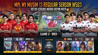 RECOD SRG DEPAN MATA 🔥 SELANGOR RED GIANTS VS BARRACUDA GAME 2 MPL MY MUSIM 13 W5D3 MOBILE LEGEND