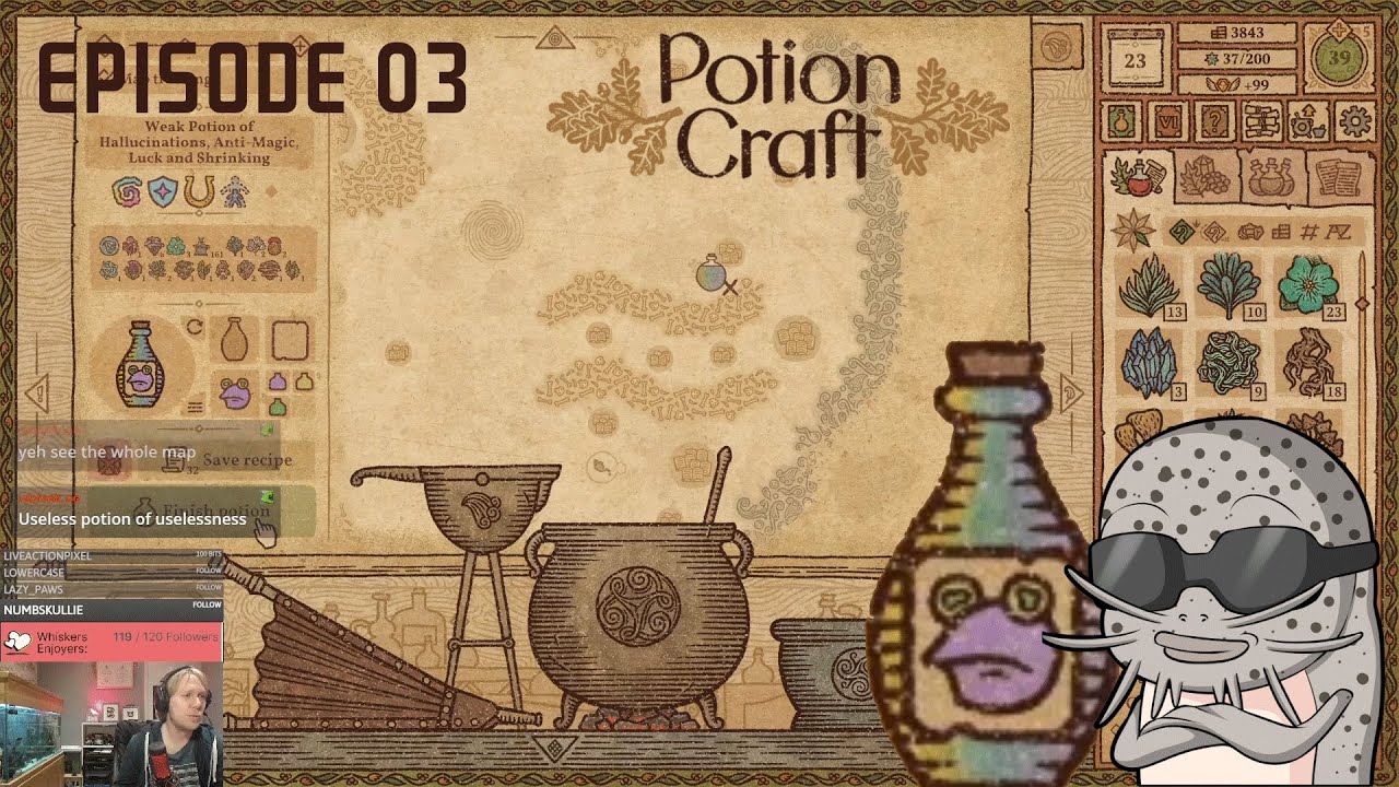 Карта воды potion craft