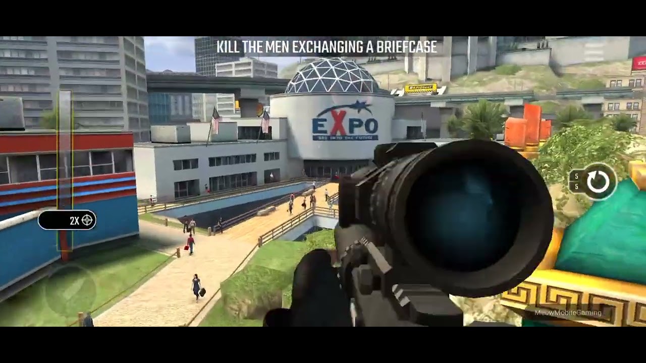 Pure Sniper Z10 Mission 10 Rocket Science Kill The Men Exchanging A Briefcase
