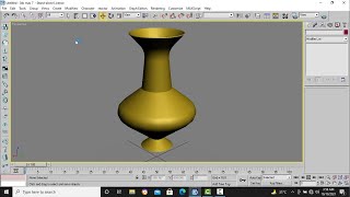 How to use lathe tool in 3d max