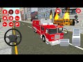 Truck pemadam panjang padamkan api kota besar  mobil balap truck simulator android gameplay