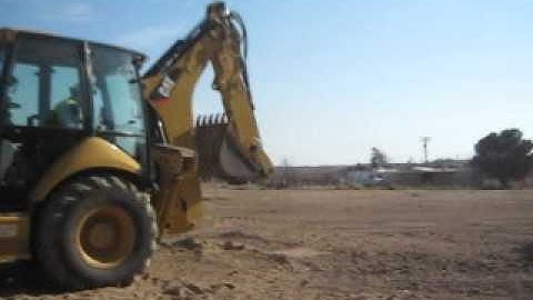 Chris Gray start up procedures cat backhoe deep creek construction school