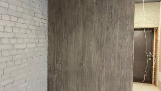 Decorative Plaster WITH JUST A BRUSH | "Thousand Lines" Effect