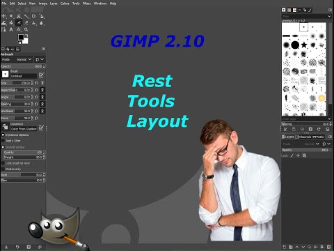 How to reset GIMP 2.10 tools layout / GIMP reset to default