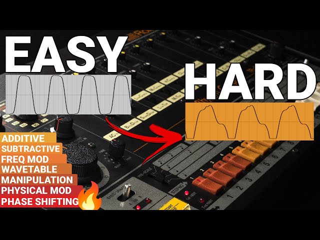 8 ways to MAKE 808s, but DIFFICULTY progressively increases - YouTube