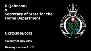 R (Johnson) v Secretary of State for the Home Department