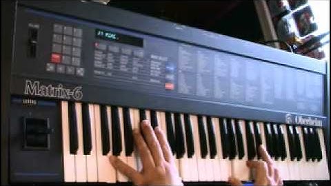 "Pipe Organ" Oberheim Matrix 6