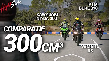 Comparatif 300 Cm3 KTM Duke 390 VS Yamaha R3 VS Kawasaki Ninja 400 Comparatif 300 Cm3 KTM Duke 390 VS Yamaha R3 VS Kawasaki Ninja 400