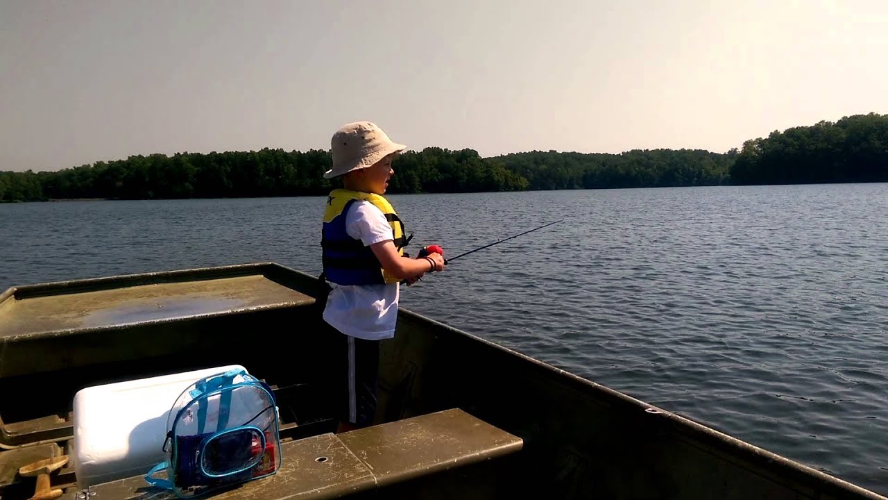 Fishing on Salem Lake YouTube