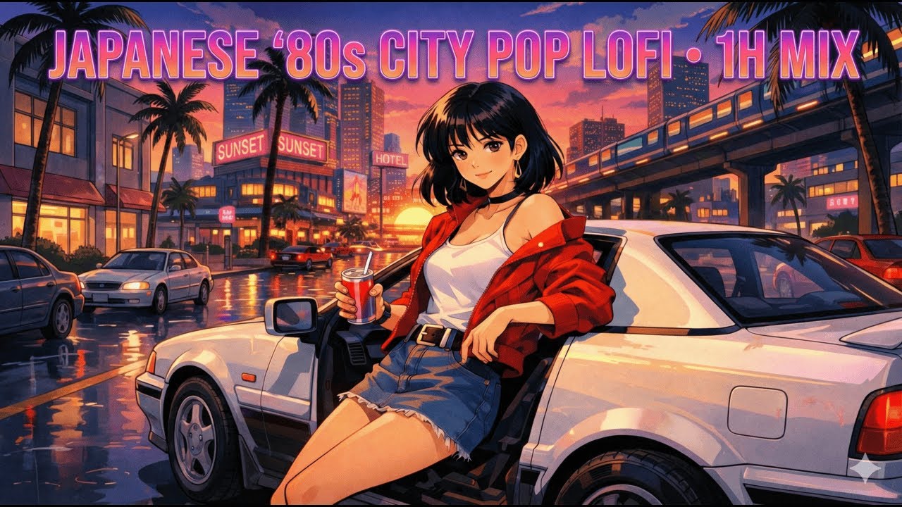 Overnight Lofi LIVE — 80s Japan Citypop Mood × 50s American retro