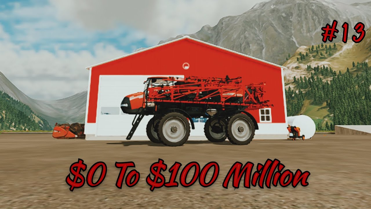 FS22 0 To 100 Million On Hickory Valley Blank Map!! 13 Timelapse