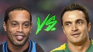 ⚽️ Ronaldinho Vs Falcao ● Crazy Futsal Skills ◄