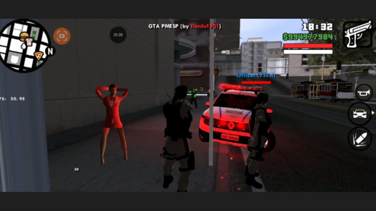 🎮🚔 GTA SA : PMMG Mulher Procurada pela Justiça 