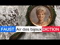 Marguerite Faust JEWEL SONG - french DICTION + guide with score animation