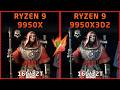 AMD Ryzen 9 9950X vs AMD Ryzen 9 9950X3D2