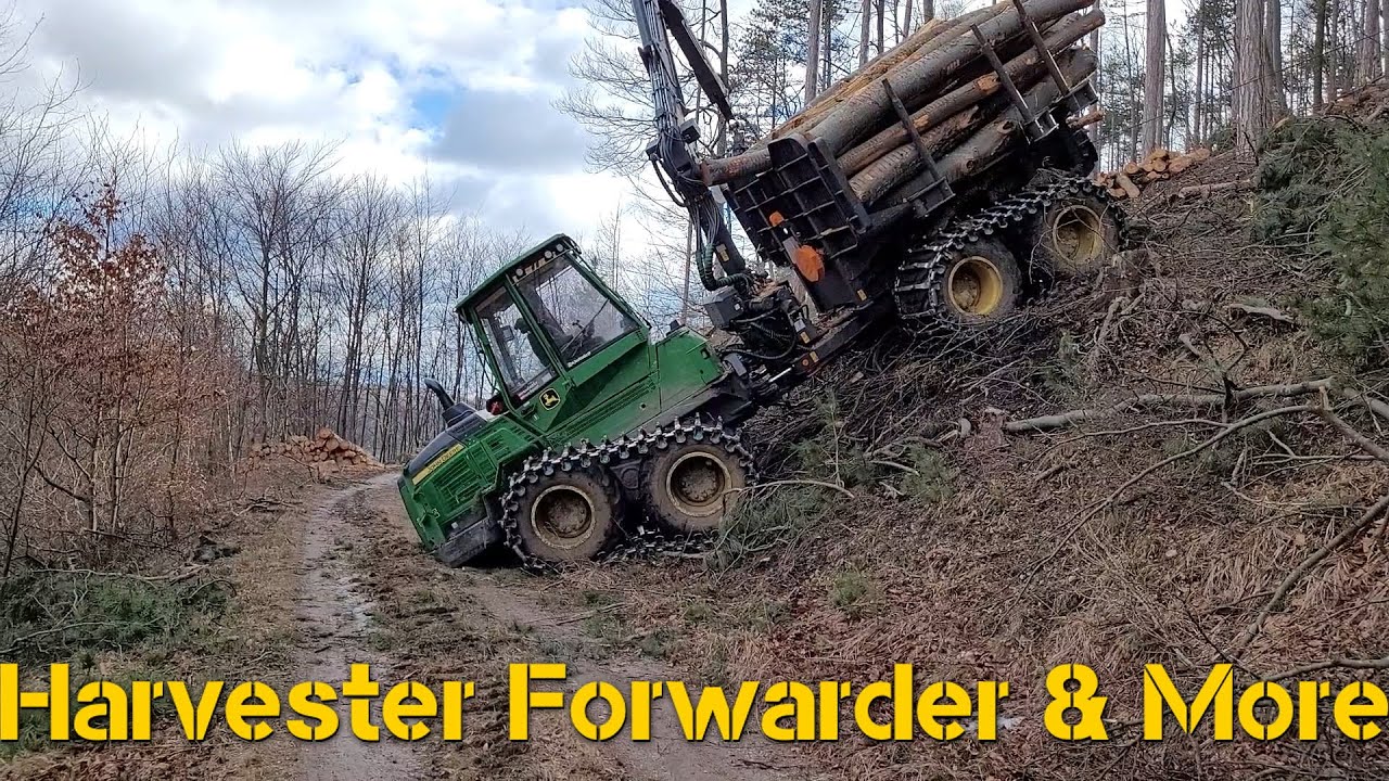 John Deere 1110G & Herzog winch