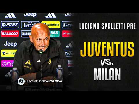 Video Spalletti pre Juventus-Milan: «Non abbiamo fatto tutto ciò che volevamo nel mercato»