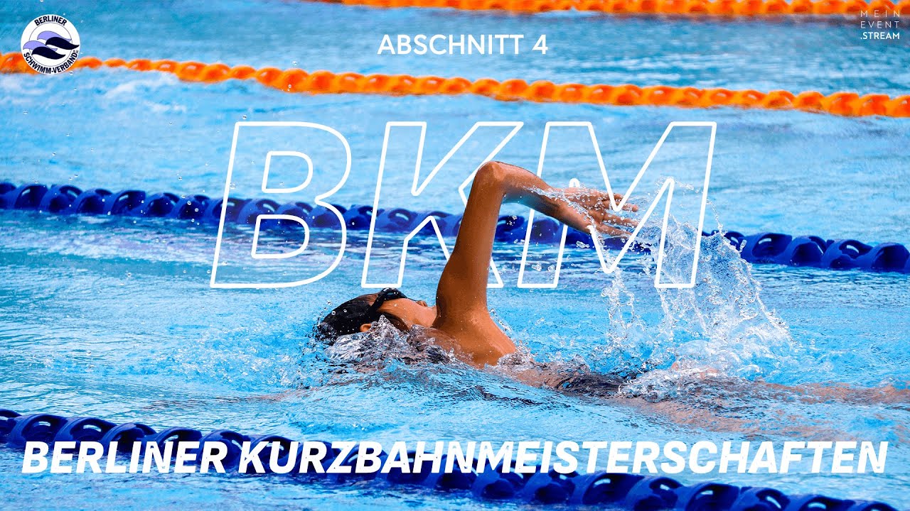 Berliner Kurzbahnmeisterschaften 2025 – Abschnitt 4