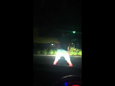 Andrew dancing to Y.M.C.A