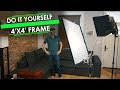 DIY Diffusion Frame (Scrim Jim): 4'x4' Travel Frame