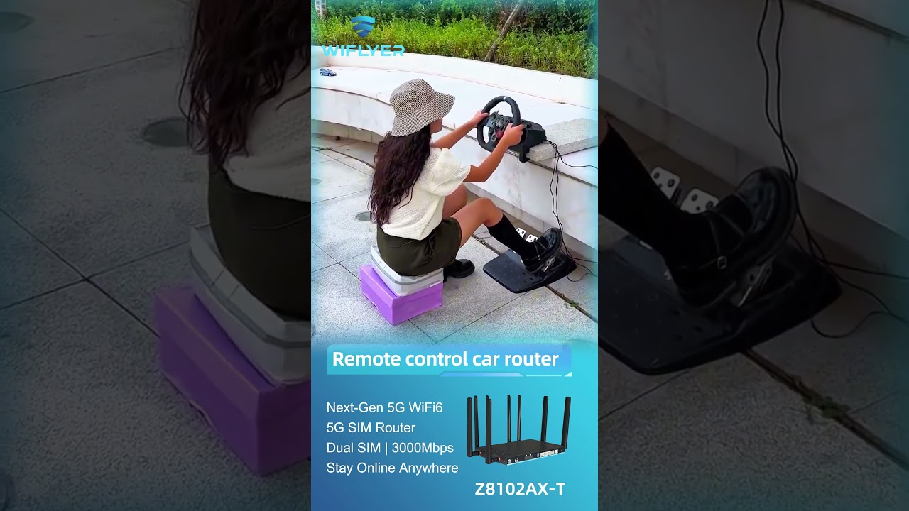 Work & Stream Anywhere! Z8102AX-S 4G Router Keeps You Online (Even in a Moving Car!) 