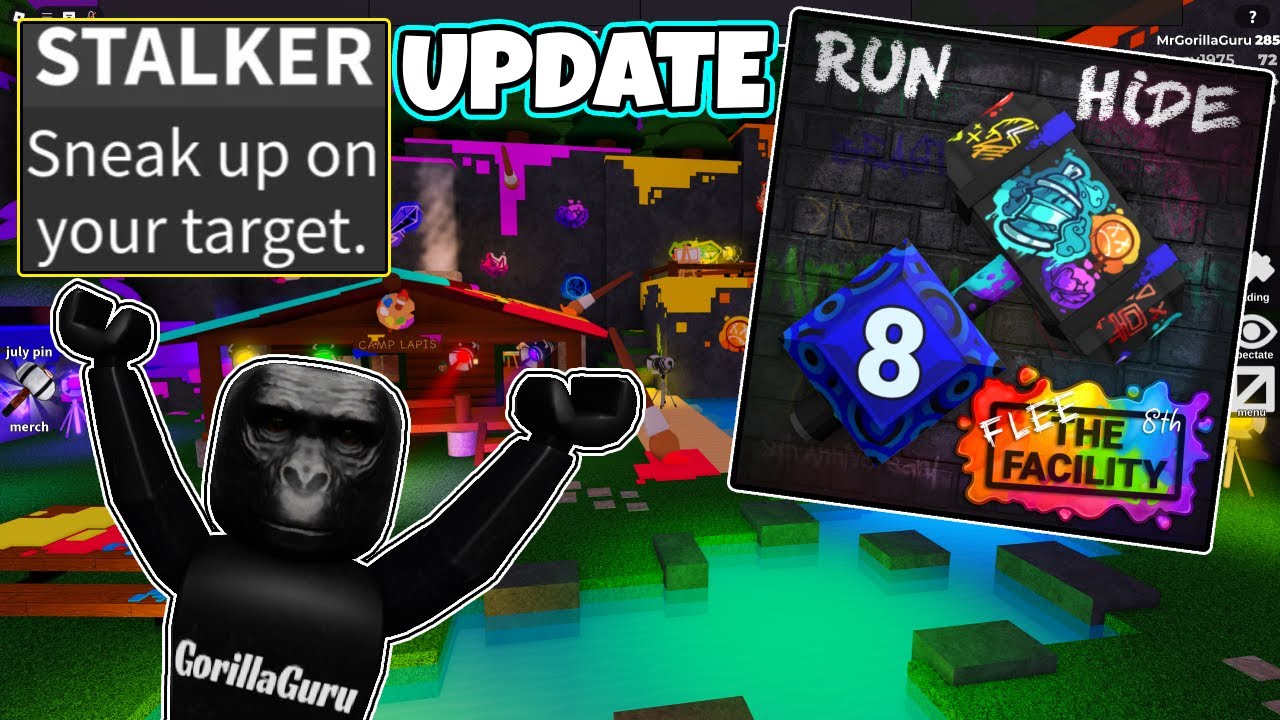STALKER AND 8TH ANNIVERSARY UPDATE IN FLEE THE FACILITY!!!